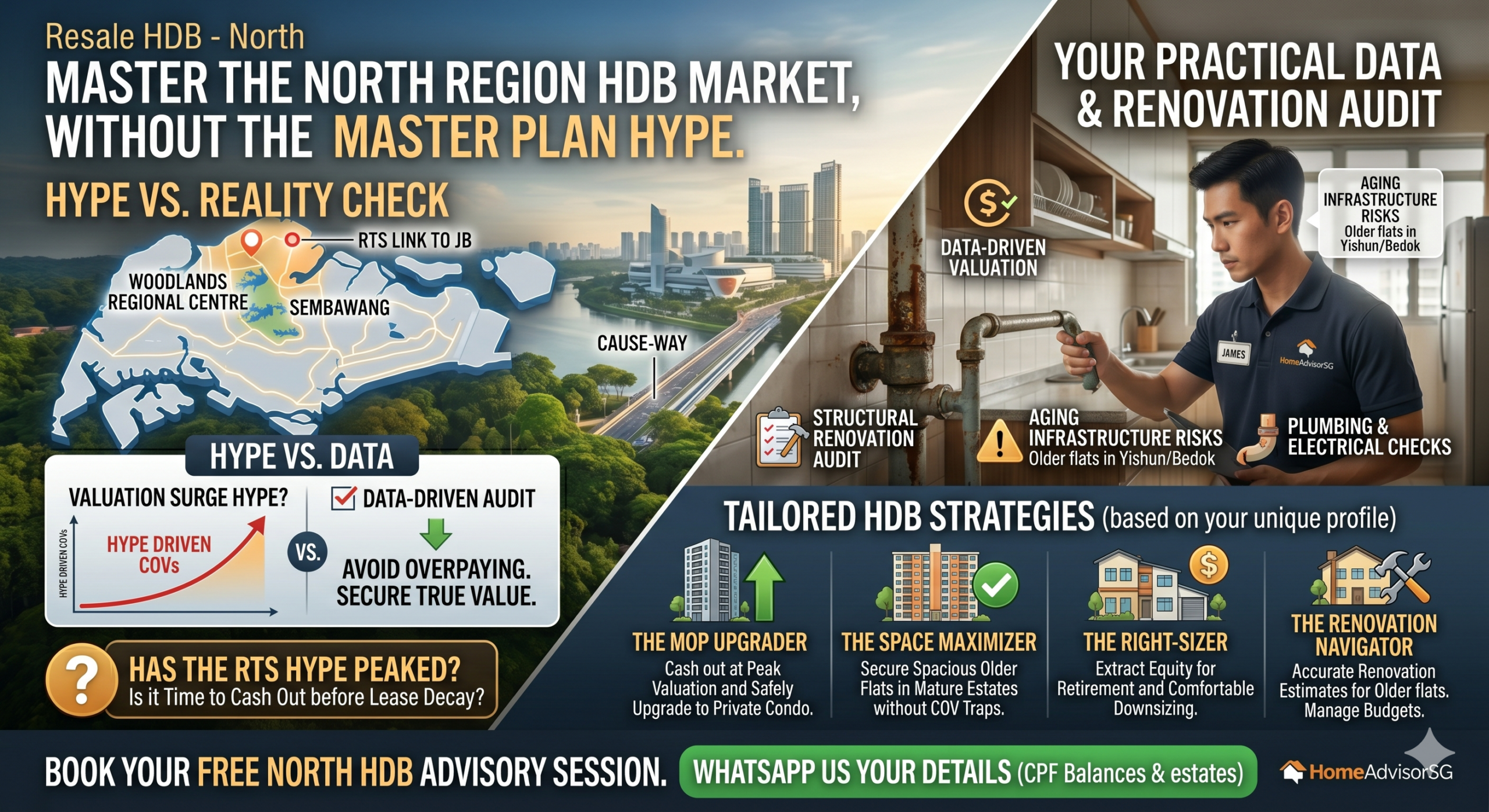 image of Resale HDB - North</p>
<p>Master the North Region HDB Market, Without the Master Plan Hype