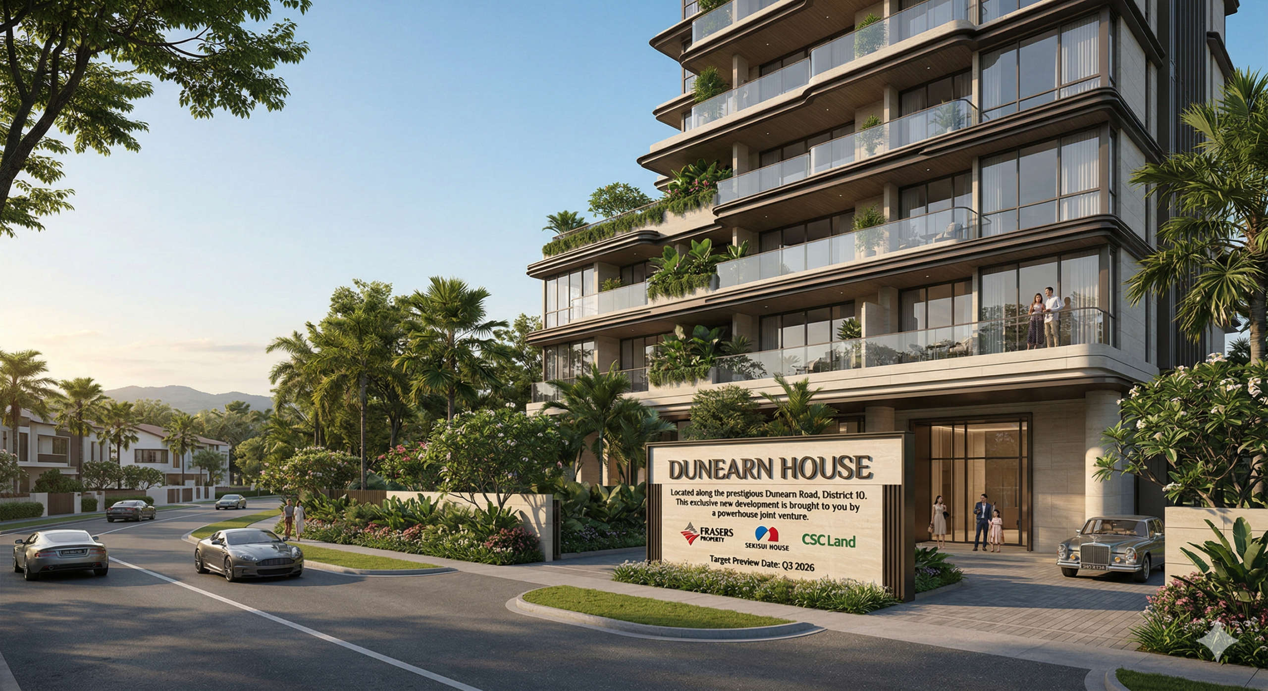 Illustrated image of Dunearn house 